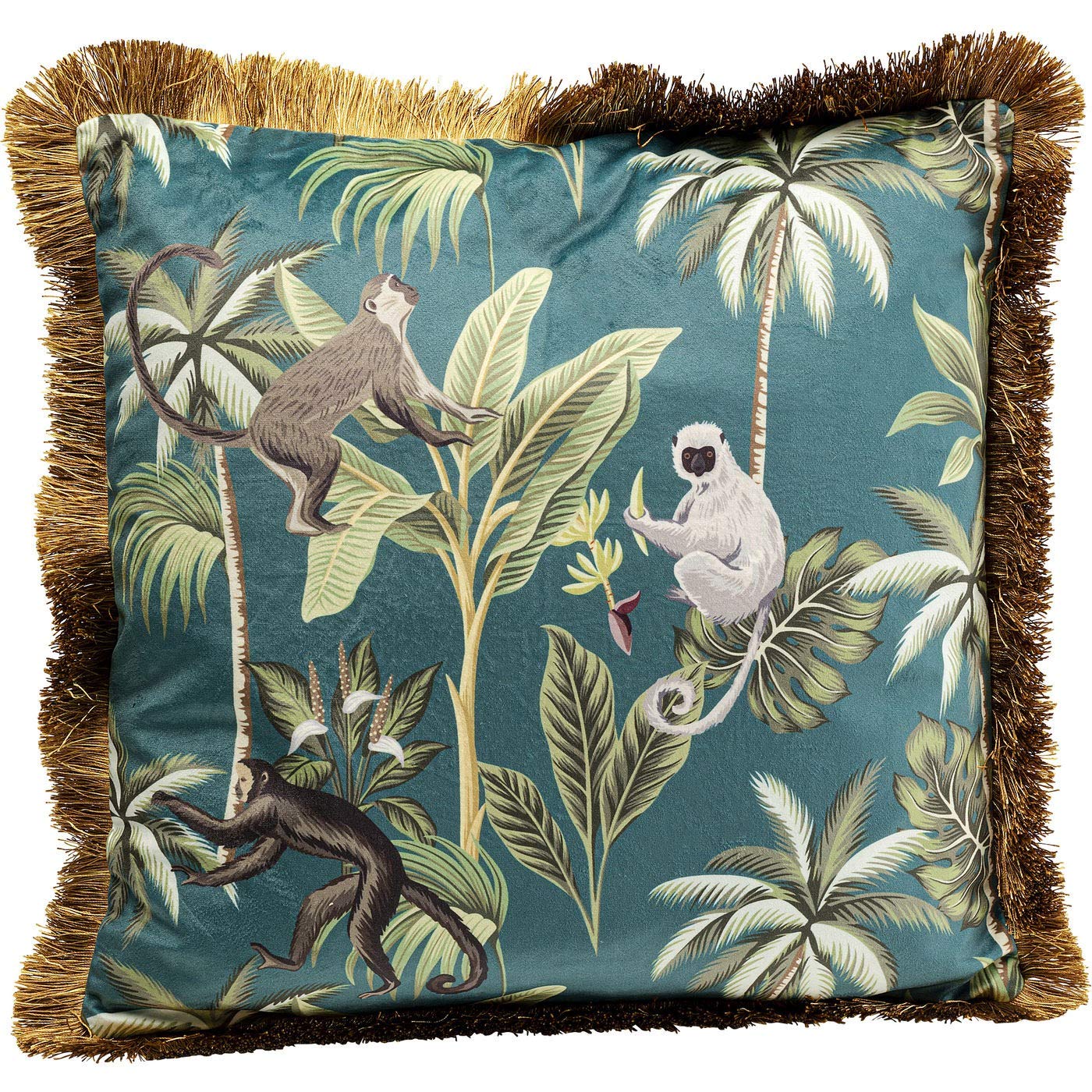 クッション　ジャングル柄　KARE グリーン Amazon.co.jp: KARE カレ 正規品 クッション ジャングル フィーバー